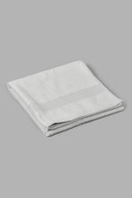 Load image into Gallery viewer, Redtag-Light-Grey-Textured-Cotton-Bath-Towel-Bath-Towels-Home-Bathroom-
