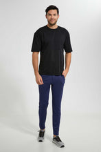 تنزيل الصورة على معرض الصور، Redtag-Blue-Track-Pant-Joggers-Men's-