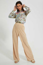 تنزيل الصورة على معرض الصور، Redtag-Multi-Color-Paisley-Print-Satin-Shirt-Blouses-Women's-