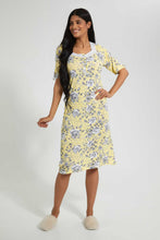 تنزيل الصورة على معرض الصور، Redtag-Allover-Printed-Nightgown-Nightgowns-Women's-