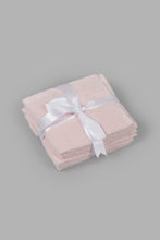 Load image into Gallery viewer, Redtag-Pink-Textured-Cotton-Face-Towel-Set-(4-Piece)-0,-Colour:Pink,-Filter:Home-Bathroom,-HMW-BAC-Face-Towels,-New-In,-New-In-HMW-BAC,-Non-Sale,-S22B,-Section:Homewares-Home-Bathroom-