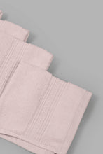 Load image into Gallery viewer, Redtag-Pink-Textured-Cotton-Face-Towel-Set-(4-Piece)-0,-Colour:Pink,-Filter:Home-Bathroom,-HMW-BAC-Face-Towels,-New-In,-New-In-HMW-BAC,-Non-Sale,-S22B,-Section:Homewares-Home-Bathroom-