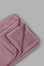 Load image into Gallery viewer, Redtag-Purple-Textured-Cotton-Hand-Towel-0,-Colour:Purple,-Filter:Home-Bathroom,-HMW-BAC-Hand-Towels,-New-In,-New-In-HMW-BAC,-Non-Sale,-S22B,-Section:Homewares-Home-Bathroom-