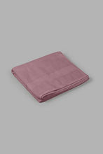 Load image into Gallery viewer, Redtag-Purple-Textured-Cotton-Bath-Towel-0,-Colour:Purple,-Filter:Home-Bathroom,-HMW-BAC-Bath-Towels,-New-In,-New-In-HMW-BAC,-Non-Sale,-S22B,-Section:Homewares-Home-Bathroom-