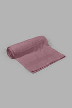 Load image into Gallery viewer, Redtag-Purple-Textured-Cotton-Bath-Sheet-0,-Colour:Purple,-Filter:Home-Bathroom,-HMW-BAC-Bath-Sheets,-New-In,-New-In-HMW-BAC,-Non-Sale,-S22B,-Section:Homewares-Home-Bathroom-