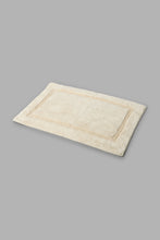 Load image into Gallery viewer, Redtag-Beige-Tufted-Bath-Mat-Bathmats-Home-Bathroom-