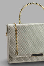 Load image into Gallery viewer, Redtag-Gold-Embellished-Clutch-Bag-Clutches-Women-