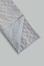 تنزيل الصورة على معرض الصور، Redtag-Grey-Bear-Quilted-Fluffy-Blanket-Baby-Blankets-Baby-0 to 12 Months