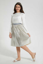 Load image into Gallery viewer, White Dobby Top
