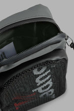 Load image into Gallery viewer, Redtag-Grey-And-Black--Messenger-Bag-Massenger-Bag-Men's-
