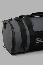 تنزيل الصورة على معرض الصور، Redtag-Grey-And-Black-Hold-All-Bag-Duffle-Bag-Men's-