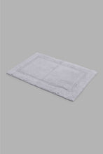 Load image into Gallery viewer, Redtag-Grey-Tufted-Bath-Mat-Bathmat-Singles-Home-Bathroom-