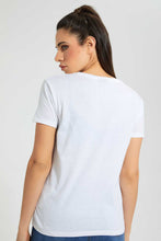 تنزيل الصورة على معرض الصور، Redtag-White-Snoopy-Print-T-Shirt-Character-Women's-
