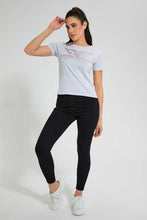 Load image into Gallery viewer, Redtag-Grey-Angel-Print-T-Shirt-Graphic-Prints-Women's-