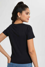 Load image into Gallery viewer, Redtag-Black-Queen-Print-T-Shirt-Graphic-T-Shirts-Women's-