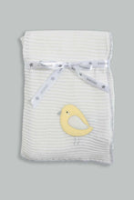 تنزيل الصورة على معرض الصور، Redtag-White-Bird-Sweater-Blanket-Baby-Blankets-Baby-0 to 12 Months