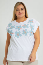 تنزيل الصورة على معرض الصور، Redtag-White-With-Placement-Print-Top-Colour:White,-Filter:Plus-Size,-LDP-T-Shirts,-New-In,-New-In-LDP,-Non-Sale,-S22B,-Section:Women-Women's-