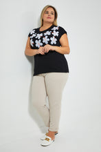 تنزيل الصورة على معرض الصور، Redtag-Black-With-Placement-Print-Top-Colour:Black,-Filter:Plus-Size,-LDP-T-Shirts,-New-In,-New-In-LDP,-Non-Sale,-S22B,-Section:Women-Women's-