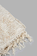 تنزيل الصورة على معرض الصور، Redtag-Beige-Handwoven-Cotton-Boho-Floorrunner-Rugs-Home-Decor-