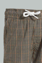 Load image into Gallery viewer, Redtag-Brown-And-White-Cut-And-Sew-Shirt-And-Short-Set-Sets-Infant-Boys-3 to 24 Months
