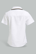 Load image into Gallery viewer, Redtag-Brown-And-White-Cut-And-Sew-Shirt-And-Short-Set-Sets-Infant-Boys-3 to 24 Months