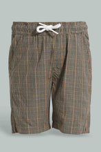 Load image into Gallery viewer, Redtag-Brown-And-White-Cut-And-Sew-Shirt-And-Short-Set-Sets-Infant-Boys-3 to 24 Months