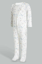 تنزيل الصورة على معرض الصور، Redtag-Lilac-Printed-Sleepsuit-Sleepsuits-Baby-0 to 12 Months