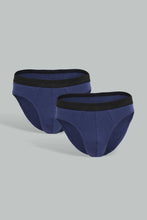 Load image into Gallery viewer, Navy Briefs For Men (Pack of 2)