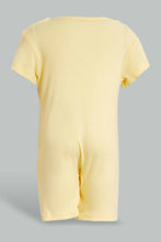 Load image into Gallery viewer, Redtag-Yellow-And-Blue-Sailor---2-Piece-Pack-Romper-Rompers-Baby-0 to 12 Months