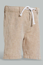 تنزيل الصورة على معرض الصور، Redtag-White-Dobby-Short-Chino-Shorts-Infant-Boys-3 to 24 Months