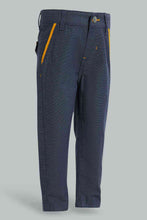 Load image into Gallery viewer, Redtag-Grey-Oxford-Chino-Pant-With-Tipping-Pocket-Chino-Trousers-Infant-Boys-3 to 24 Months