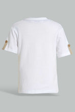 تنزيل الصورة على معرض الصور، Redtag-White-Animal-Printed-Tshirt-Tops-Infant-Boys-3 to 24 Months