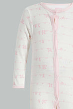 تنزيل الصورة على معرض الصور، Redtag-White-And-Pink-Bunny-2-Piece-Pack-Sleep-Suit-Sleepsuits-Baby-0 to 12 Months