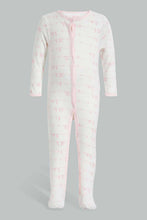تنزيل الصورة على معرض الصور، Redtag-White-And-Pink-Bunny-2-Piece-Pack-Sleep-Suit-Sleepsuits-Baby-0 to 12 Months