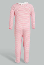 Load image into Gallery viewer, Redtag-White-And-Red-Water-Melon-2-Piece-Pack-Sleep-Suit-Rompers-Baby-0 to 12 Months