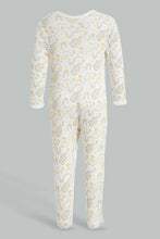 Load image into Gallery viewer, Redtag-Yellow-Elephant-2-Piece-Pack-Sleep-Suit-Rompers-Baby-0 to 12 Months