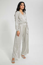 تنزيل الصورة على معرض الصور، Redtag-Gold-Foil-Coasted-Plisse-Wrap-Top-Tops-Women's-