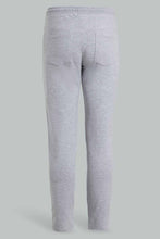 تنزيل الصورة على معرض الصور، Redtag-Grey-Stretch-Pant-Pants-Jogger-Fit-Senior-Boys-9 to 14 Years