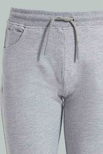 تنزيل الصورة على معرض الصور، Redtag-Grey-Stretch-Pant-Pants-Jogger-Fit-Senior-Boys-9 to 14 Years