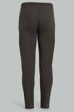 تنزيل الصورة على معرض الصور، Redtag-Olive-Stretch-Pant-Pants-Jogger-Fit-Senior-Boys-9 to 14 Years
