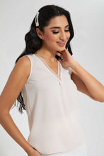تنزيل الصورة على معرض الصور، Redtag-Blush-Neck-Trim-Detail-Top-Blouses-Women's-