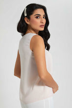 تنزيل الصورة على معرض الصور، Redtag-Blush-Neck-Trim-Detail-Top-Blouses-Women's-