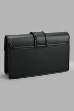 Load image into Gallery viewer, Redtag-Black-Rhinestone-Embellished-Clutch-Clutches-Women-