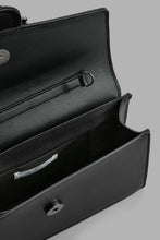 Load image into Gallery viewer, Redtag-Black-Rhinestone-Embellished-Clutch-Clutches-Women-