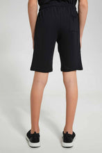 تنزيل الصورة على معرض الصور، Redtag-Black-Tiger-Gold-Foil-Active-Short-Active-Shorts-Senior-Boys-9 to 14 Years