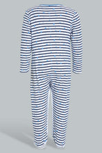 تنزيل الصورة على معرض الصور، Redtag-Blue-Nbb-3Pk-Sleepsuit-Sleepsuits-Baby-0 to 12 Months