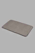 تنزيل الصورة على معرض الصور، Redtag-Grey-Memory-Foam-Bath-Mat-Bathmats-Home-Bathroom-