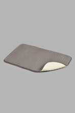 تنزيل الصورة على معرض الصور، Redtag-Grey-Memory-Foam-Bath-Mat-Bathmats-Home-Bathroom-
