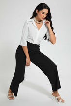 تنزيل الصورة على معرض الصور، Redtag-White-Cropped-Shirt-Blouses-Women's-