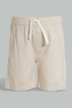 Load image into Gallery viewer, Redtag-White-And-Grey-Cut-And-Sew-Shirt-With-Matching-Short-Set-Sets-Infant-Boys-3 to 24 Months